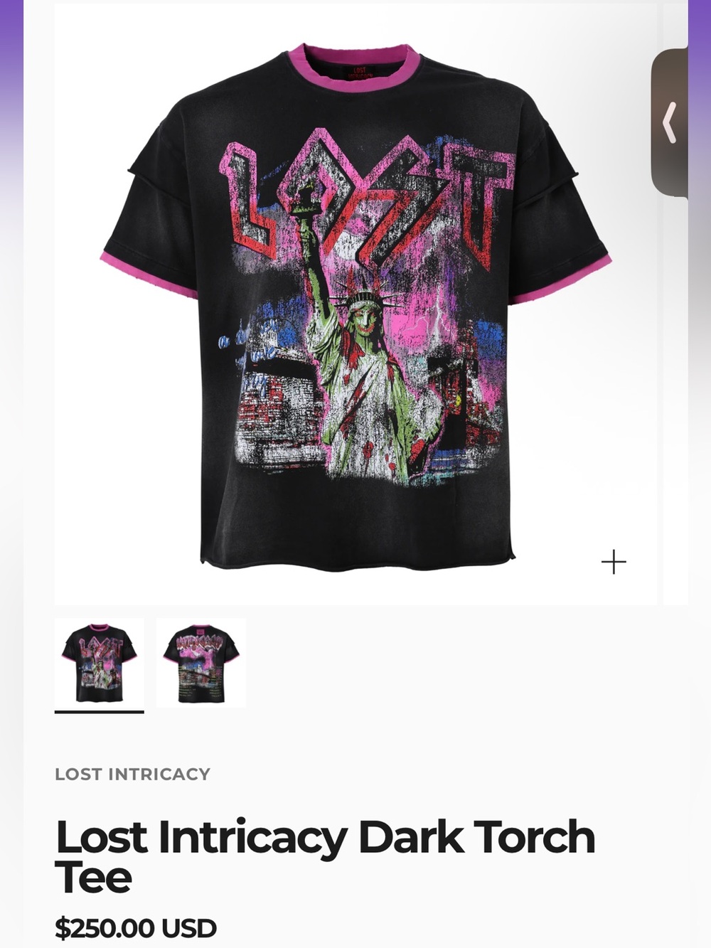 Lost intracacy shirt brand new